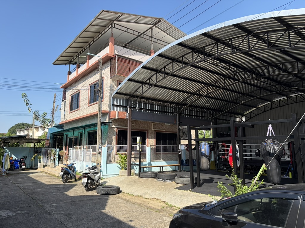 The Changpuak Muay Thai gym building in Chiang Mai